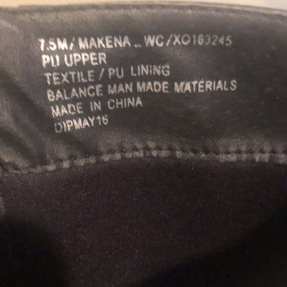 XOXO Wide Calf Boots Black 7.5M - Picture 5 of 9